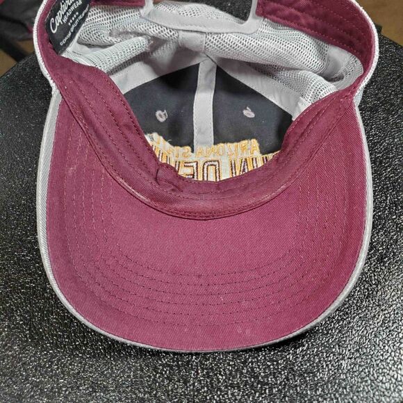 SUN DEVILS ARIZONA STATE BALL CAP TRUCKERS HAT FOOTBALL - Picture 7 of 8